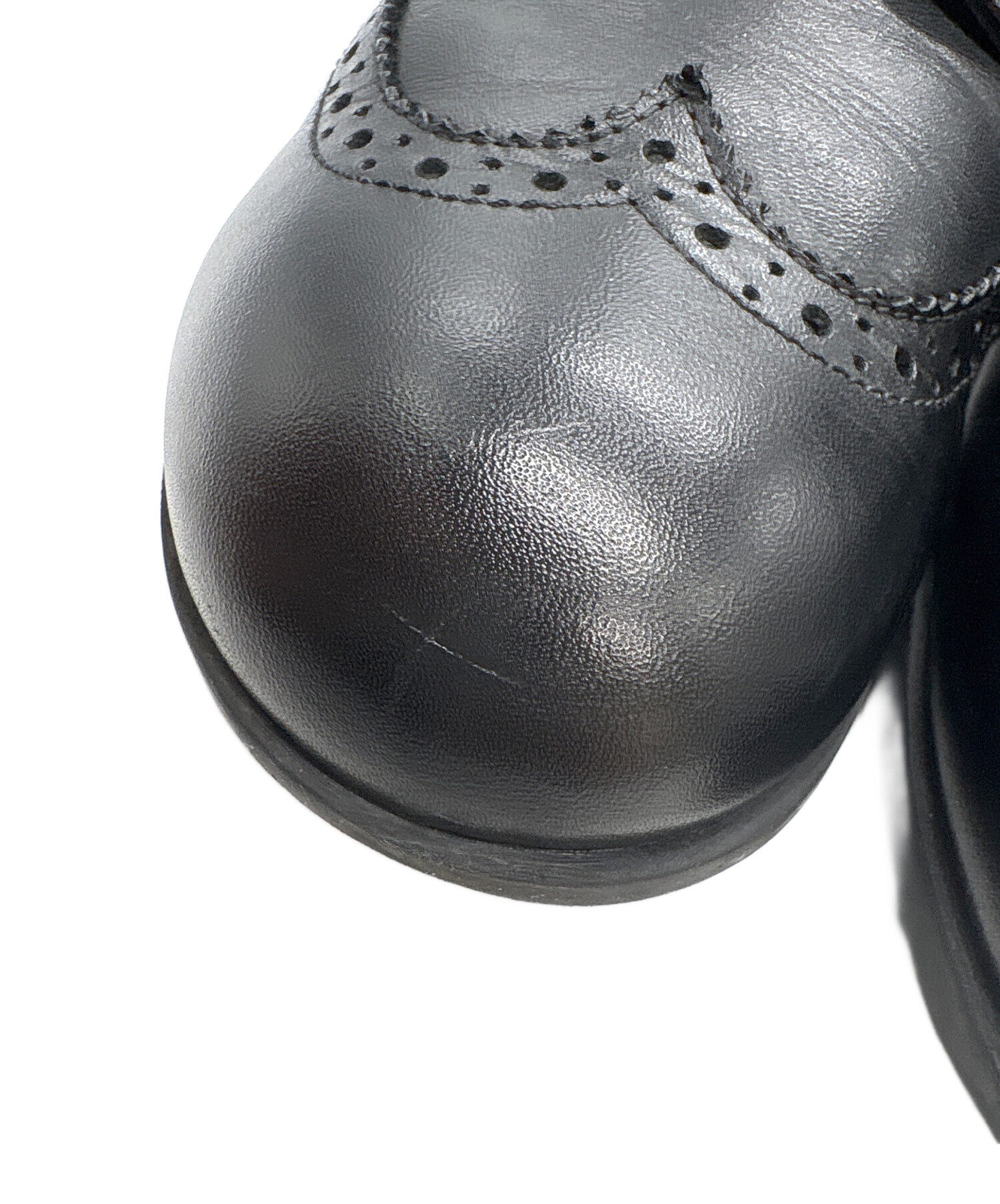 【42】ビルケンシュトック 黒　レザーウィングチップ　ドレスシューズ 中古・古着通販】BIRKENSTOCK (ビルケンシュトック) ウィングチップ