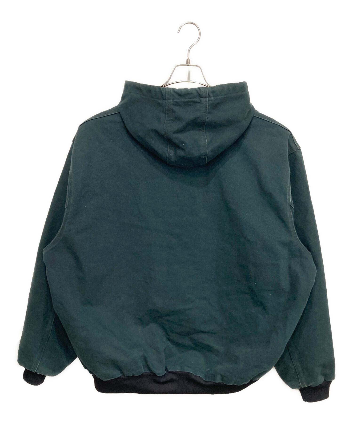 レアカラー　Carhartt　アクティブジャケット　ダークグリーン　ブラック Carhartt アクティブジャケット ダックジャケット ダーク