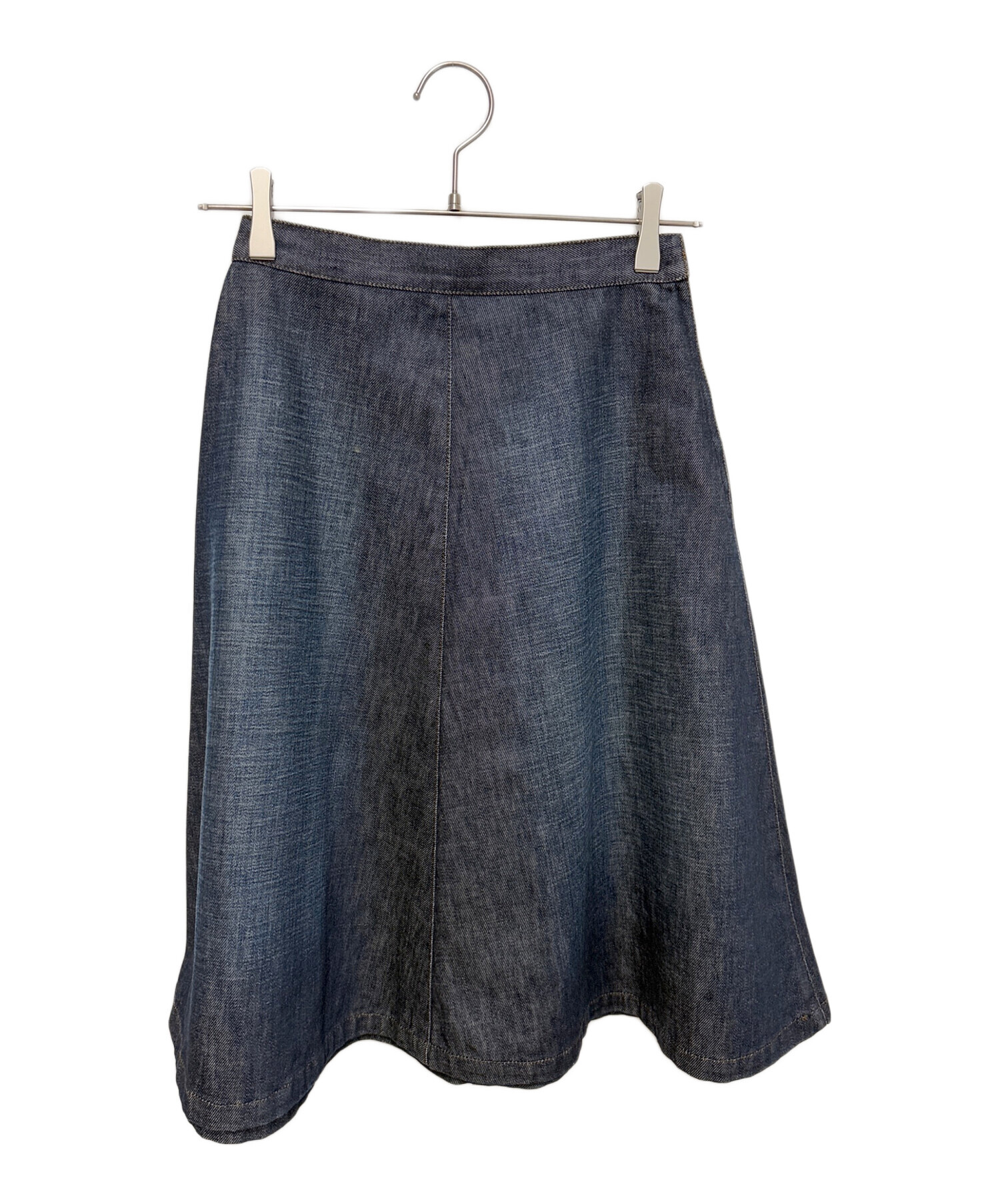 中古・古着通販】PRADA (プラダ) デニムスカート インディゴ 中古・古着通販】PRADA (プラダ) デニムスカート インディゴ