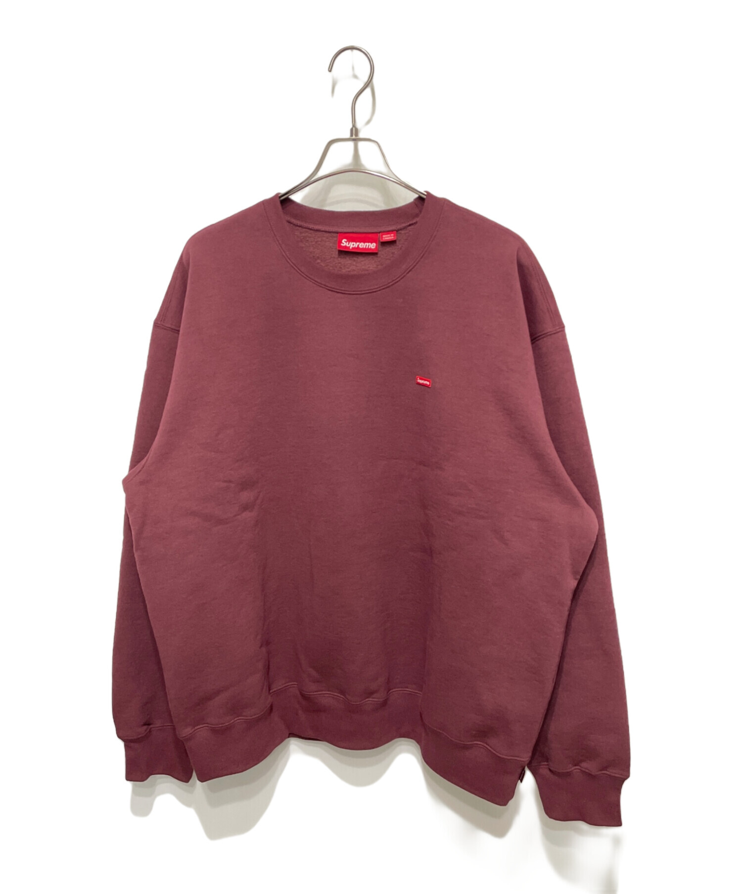 シュプリーム トレーナー ボルドー 中古・古着通販】SUPREME (シュプリーム) Small Box Crewneck マルーン