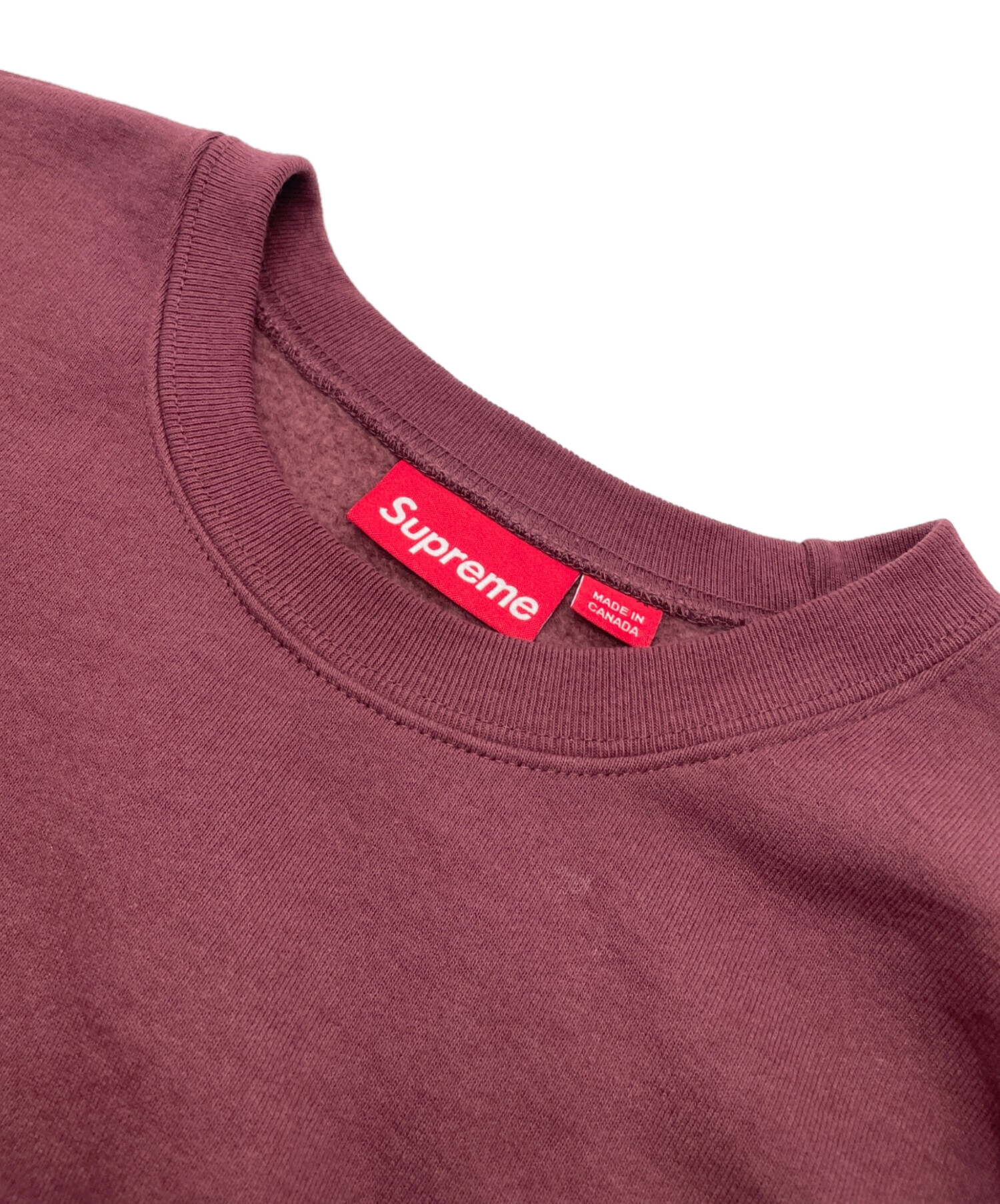 中古・古着通販】SUPREME (シュプリーム) Small Box Crewneck マルーン