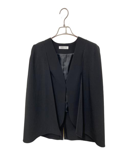 美品★ maison de Dolce. メゾンドドルチェ　ケープジャケット 黒 中古・古着通販】maison de dolce (メゾンドドルチェ) ケープ