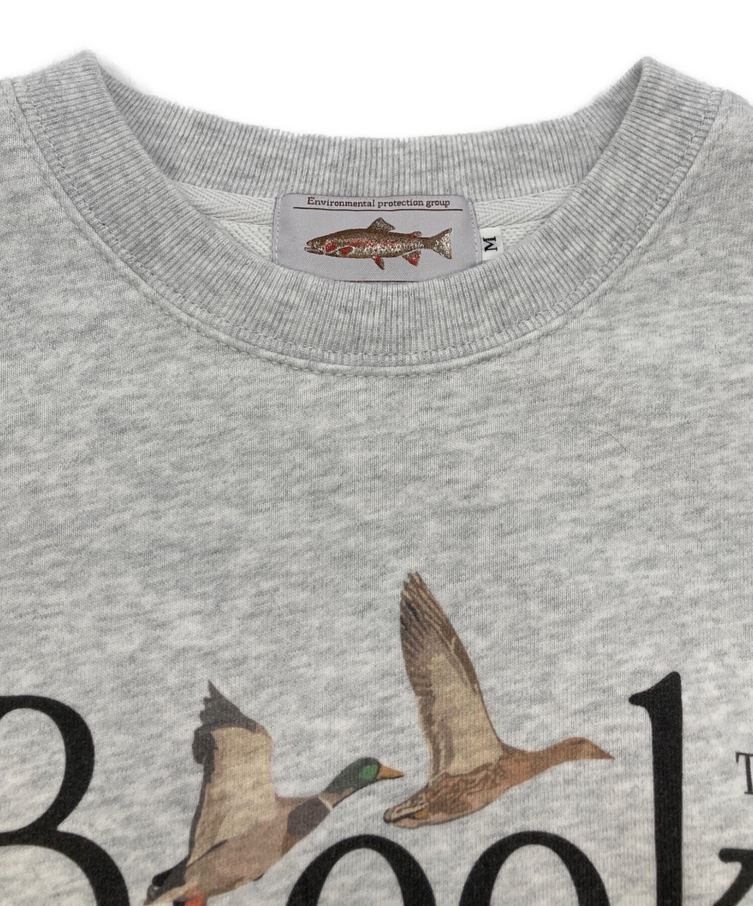 中古・古着通販】brook (ブルック) プリントスウェット グレー サイズ