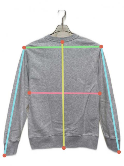 中古・古着通販】brook (ブルック) プリントスウェット グレー サイズ