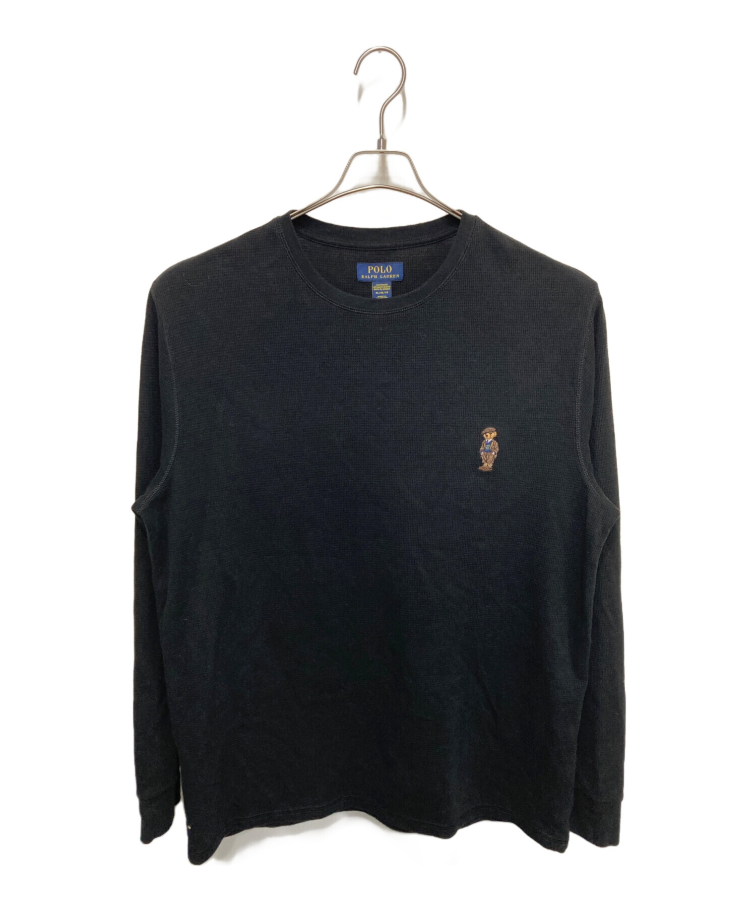 は*様 POLO Ralph Lauren　サーマルカットソー　M　ブラック　古 中古・古着通販】POLO RALPH LAUREN (ポロ・ラルフローレン) サーマル
