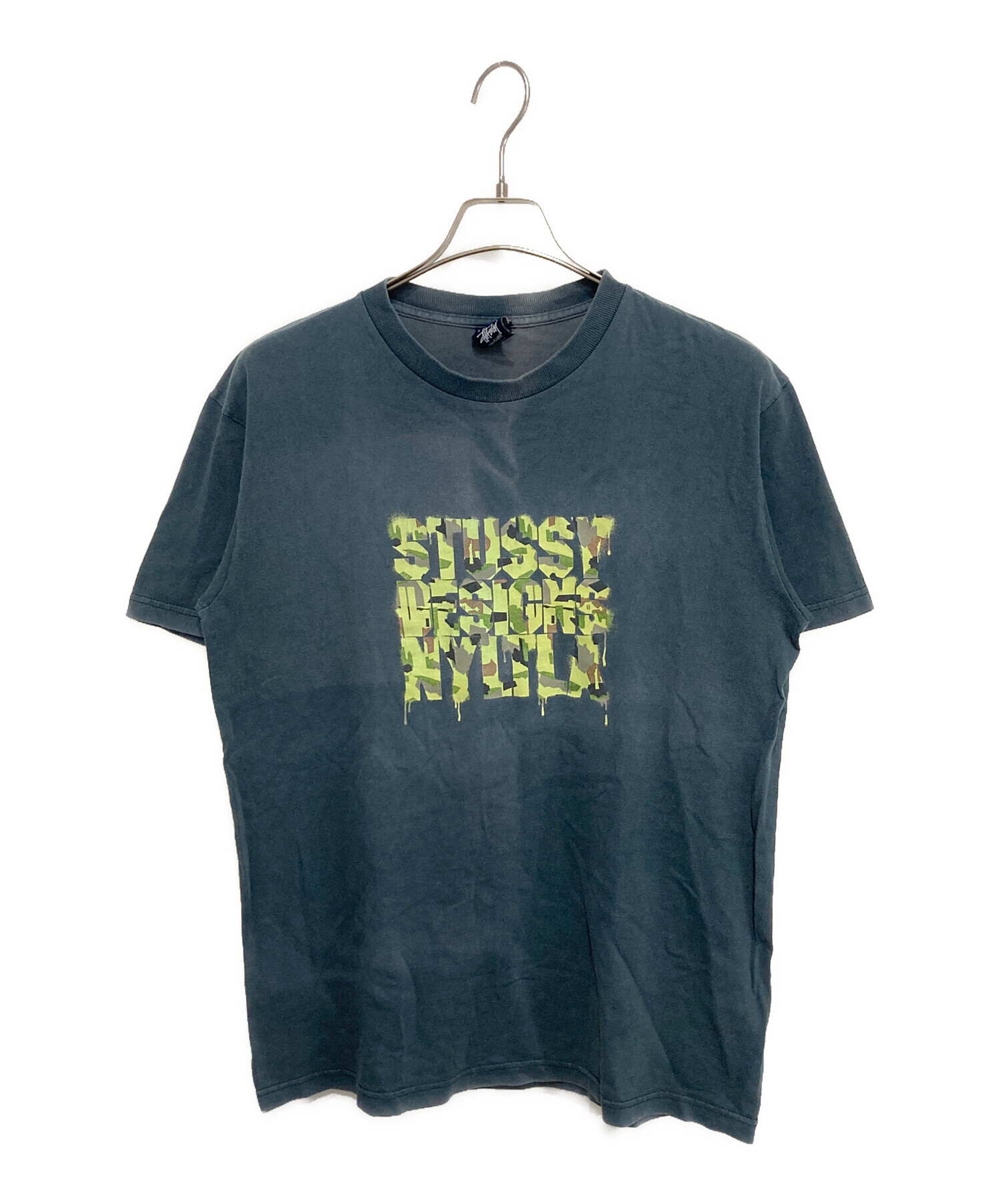 中古・古着通販】stussy (ステューシー) オールドプリントTシャツ 