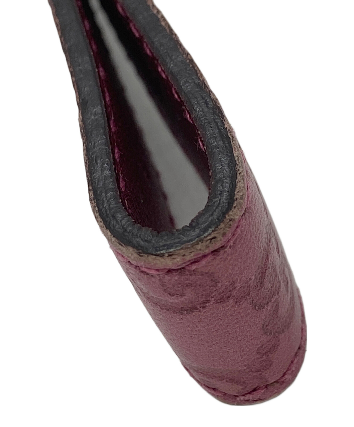 中古・古着通販】GUCCI (グッチ) レザーキーリング ピンク｜ブランド