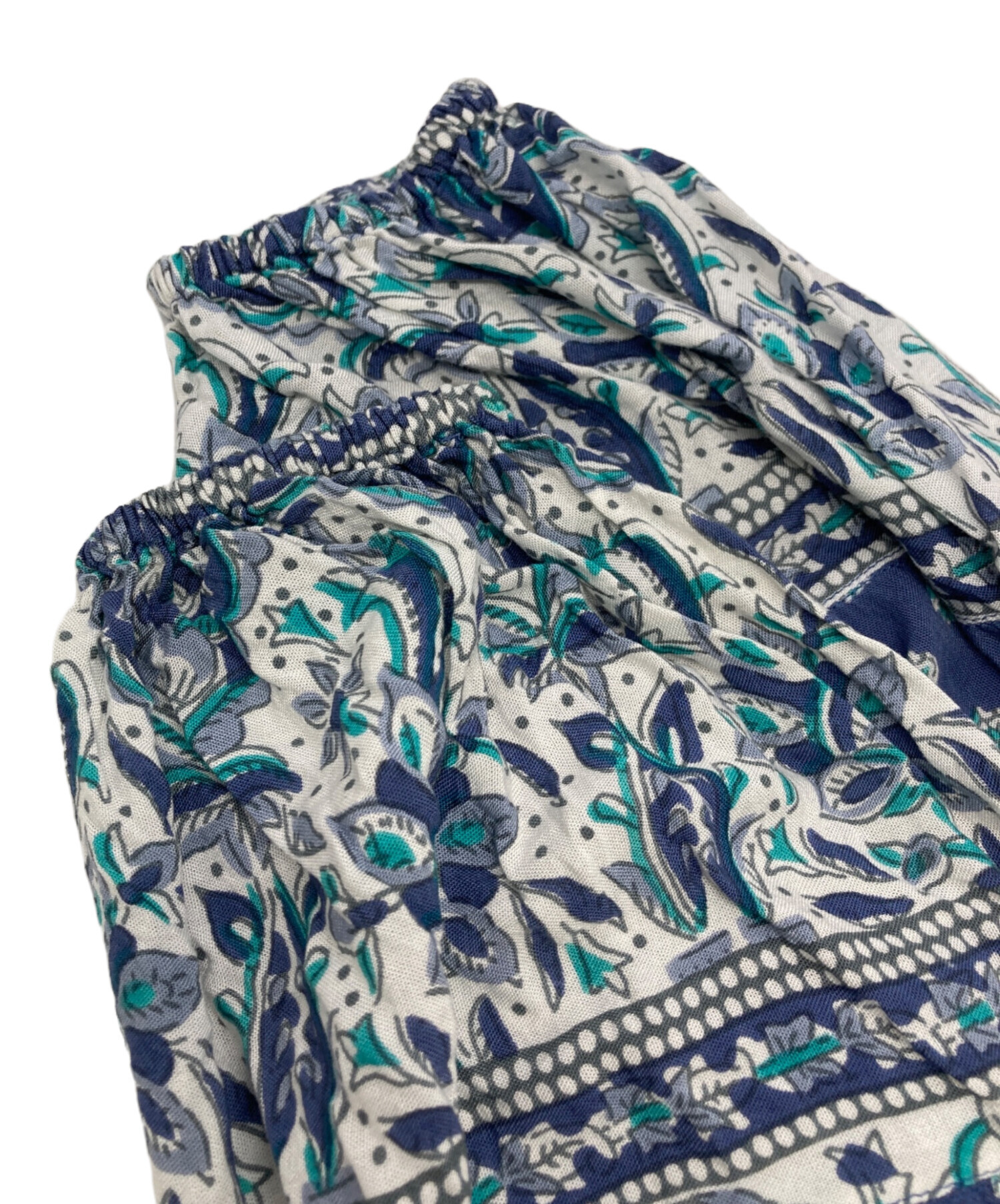 SLOBE IENA インドパネルプリントドッキングワンピース SLOBE IENA