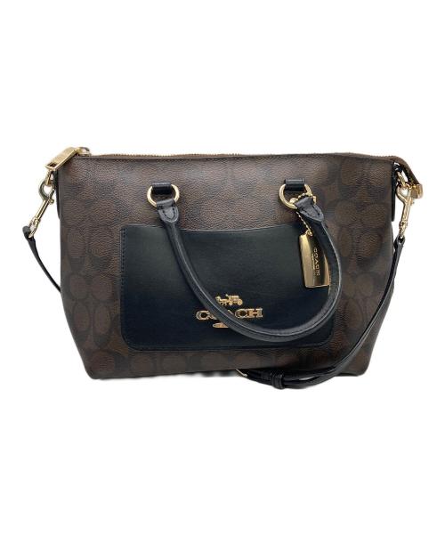 コーチ　2way ショルダーバッグ　ミニエマサッチェル　シグネチャー　パイソン COACH - コーチ 2way ショルダーバッグ ミニエマサッチェル