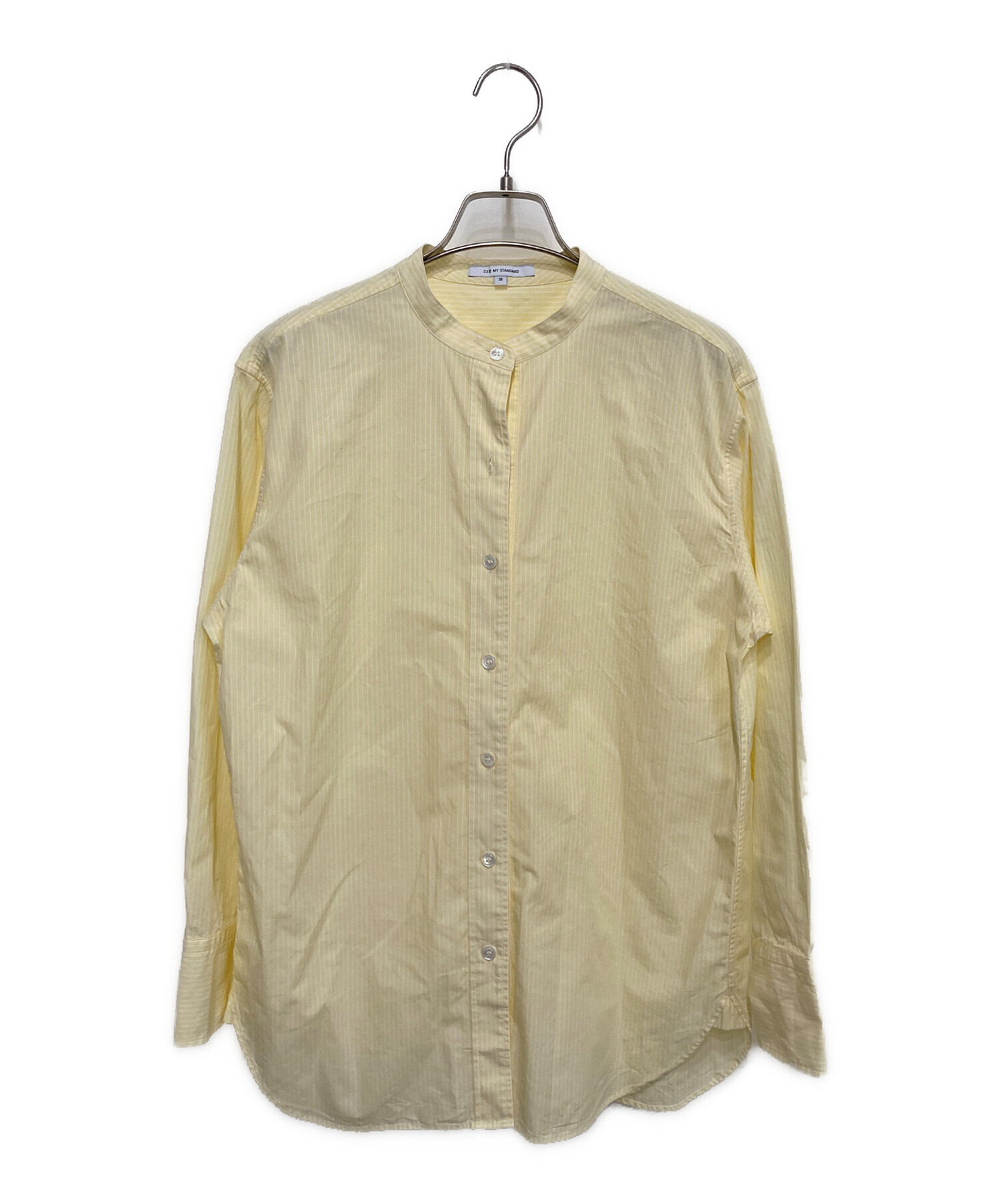 中古・古着通販】23区 (ニジュウサンク) CANCLINI バンドカラー シャツ
