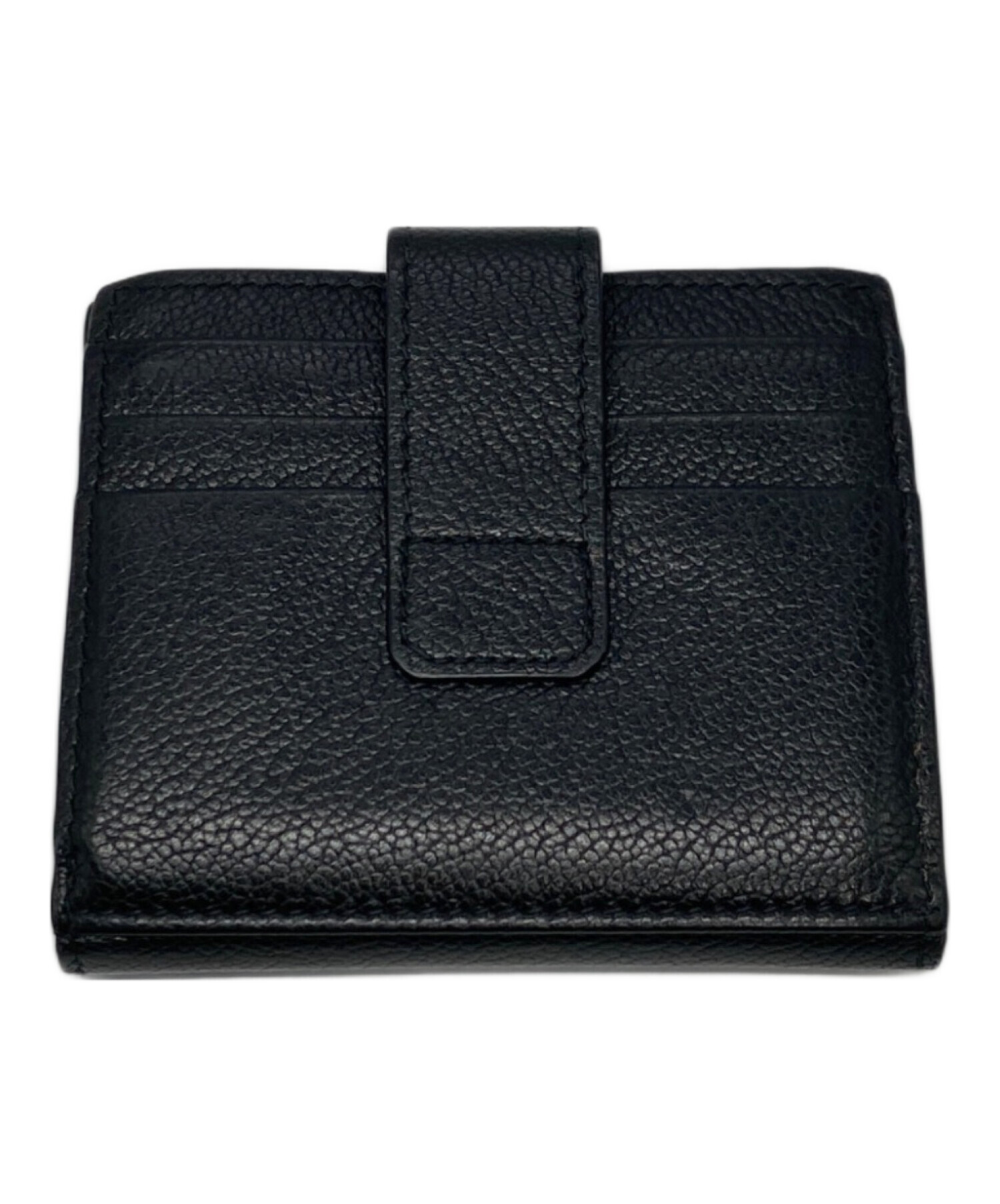中古・古着通販】PRADA (プラダ) 2つ折りカードケース ブラック 
