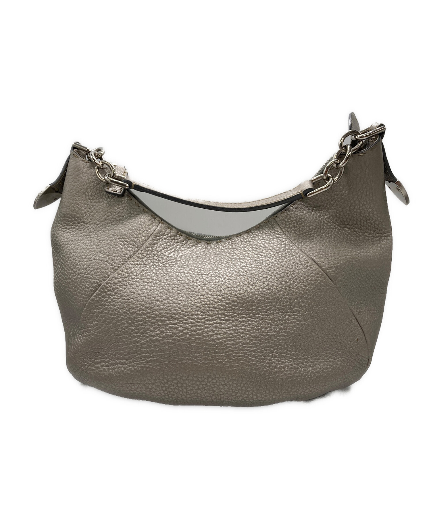 フェンディ FENDI セレリア ショルダーバッグ レザー グレー 【公式通販】