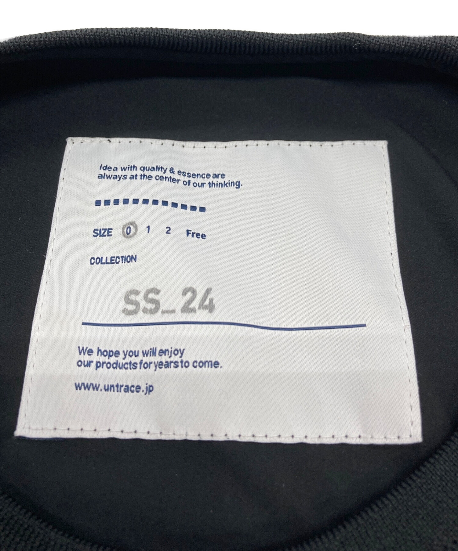 中古・古着通販】UNTRACE (アントレース) 24SS 撥水2Wストレッチ