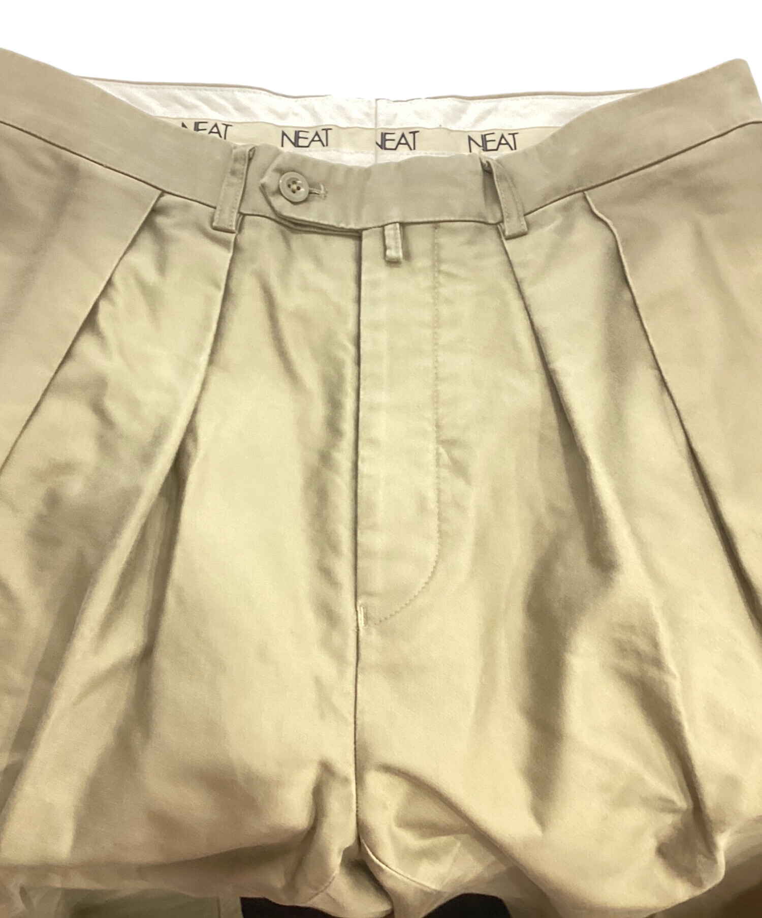 NEAT 2タック チノスラックス　サイズ48 NEAT 2タック チノスラックスサイズ48