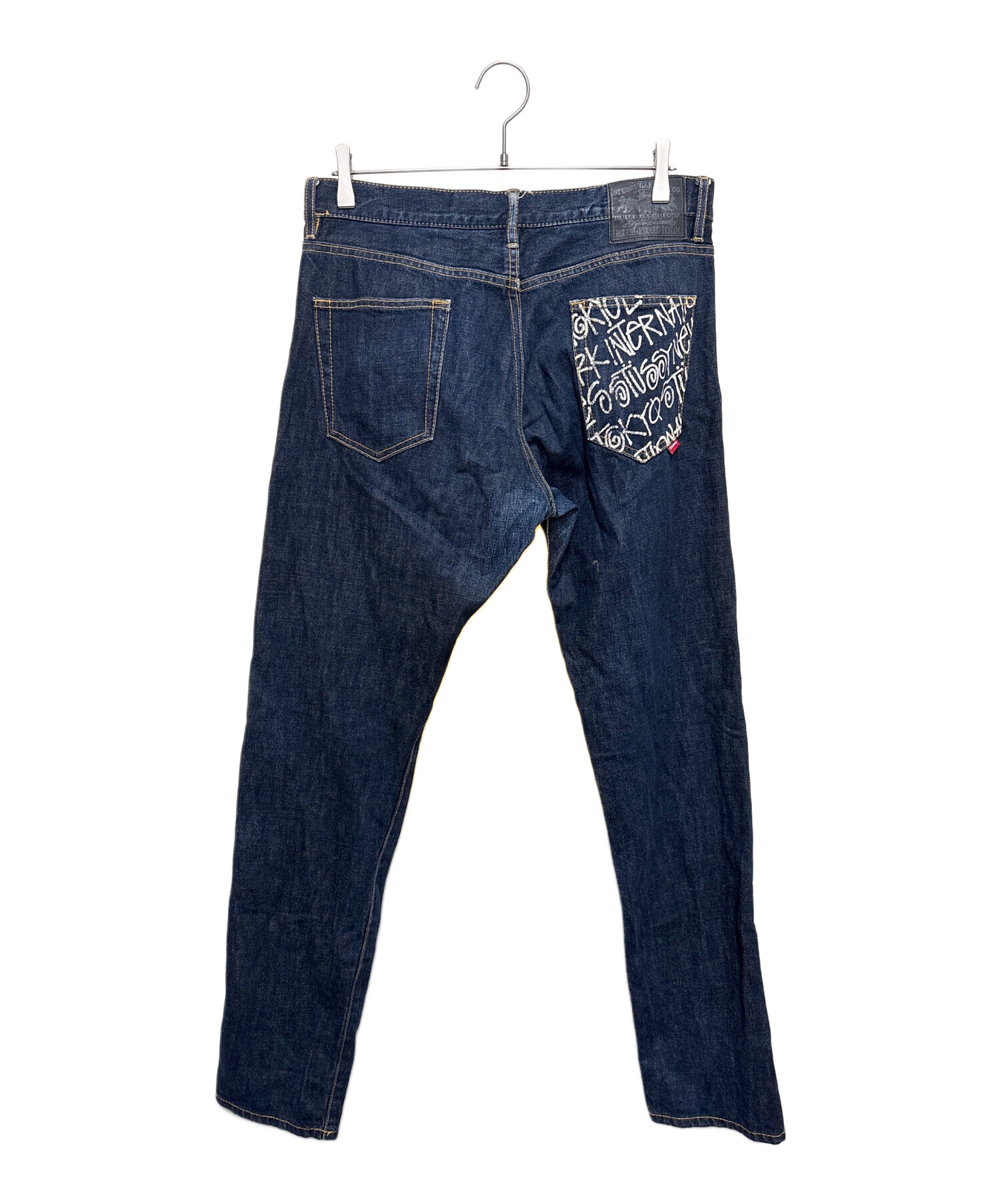 中古・古着通販】stussy (ステューシー) バックポケットロゴプリント 