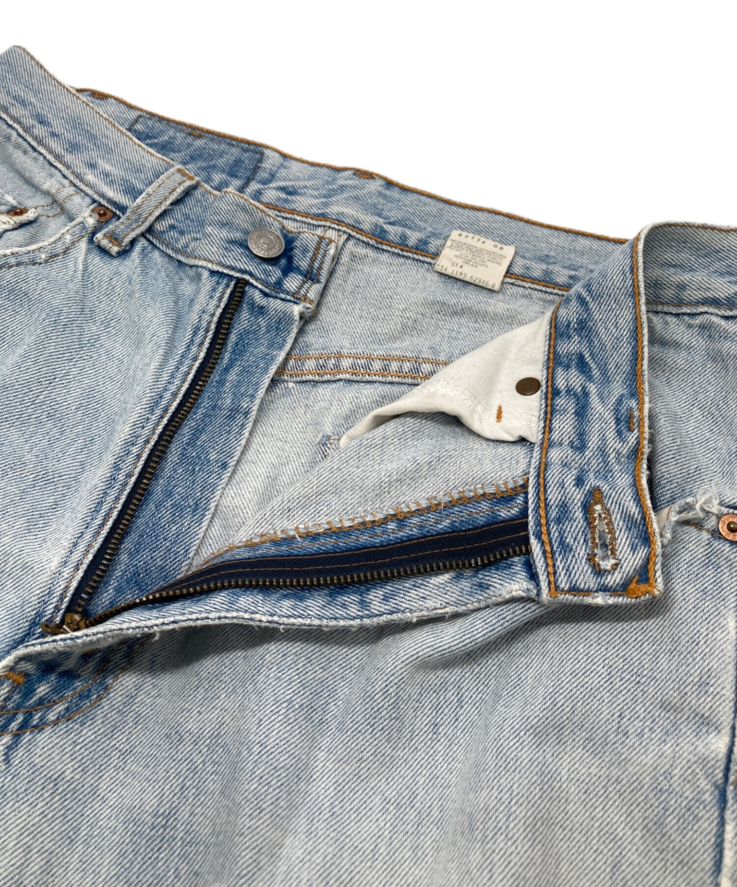 中古・古着通販】LEVI'S (リーバイス) ダメージジーンズ ブルー サイズ