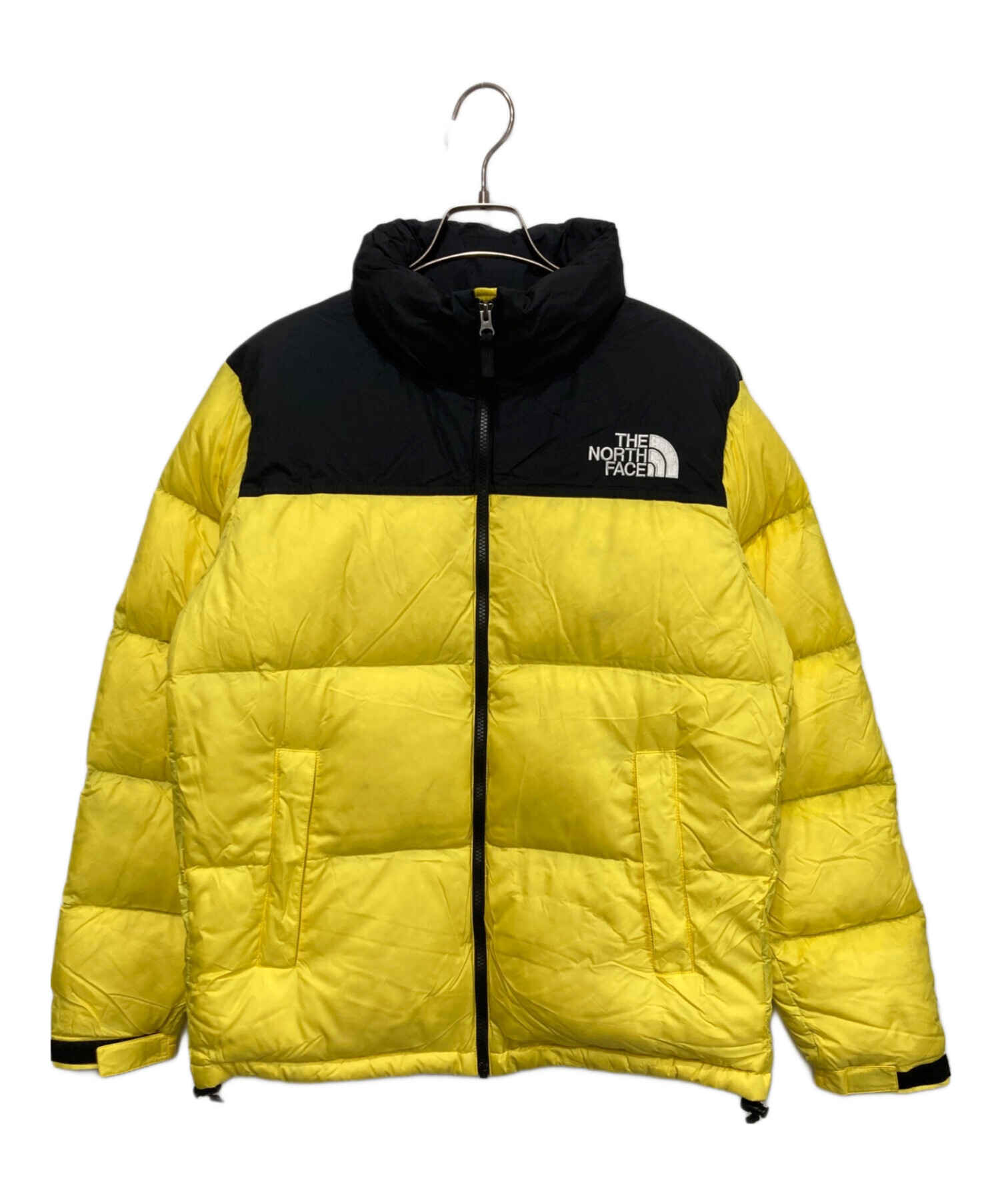 【中古】THE NORTH FACE NUPTSE JACKET サイズXL ND91841 イエロー ヌプシジャケット ノースフェイス ダウン[19][240019515471] 中古・古着通販】THE NORTH FACE (ザ ノース フェイス) ヌプシ