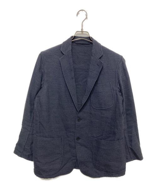 中古・古着通販】COMOLI (コモリ) ウールリネン 3Bジャケット ネイビー