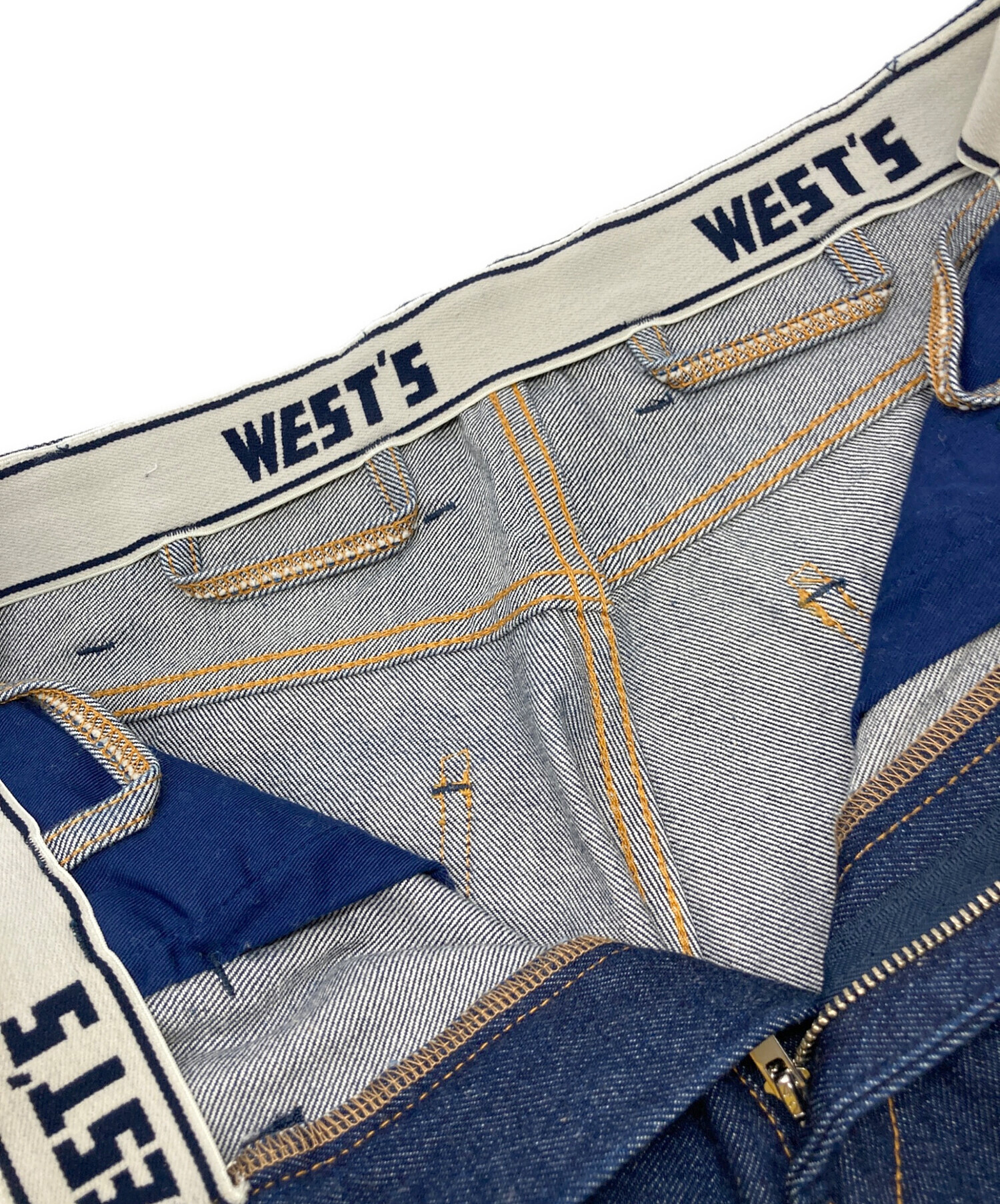 中古・古着通販】WESTOVERALLS (ウエストオーバーオールズ) 807Fデニム 