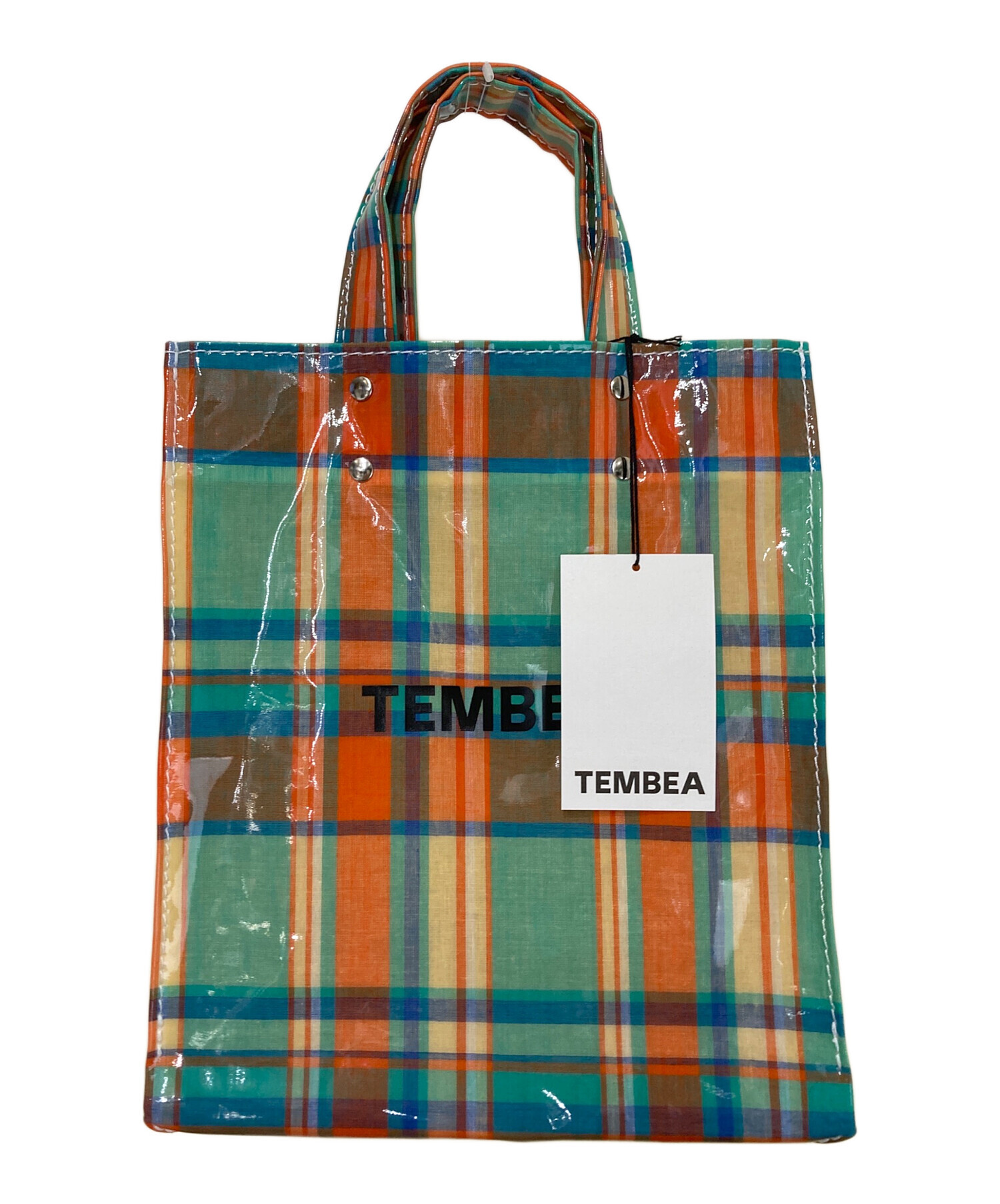 中古・古着通販】TEMBEA (テンベア) ペーパートートスモール オレンジ 