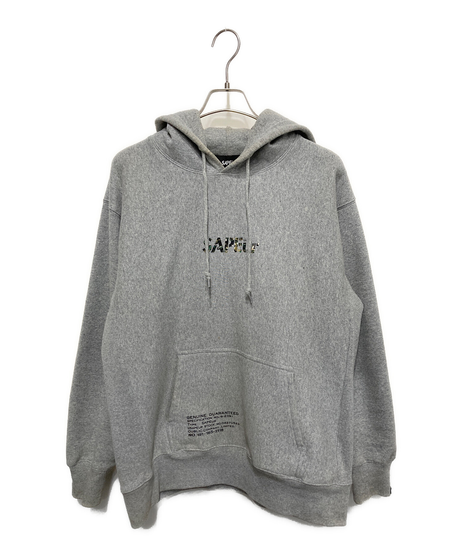 中古・古着通販】SAPEur (サプール) リアルツリーヘッド フーディ