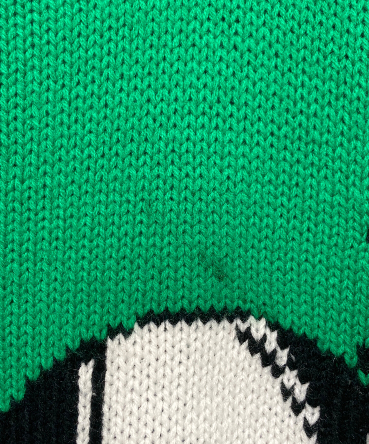 中古・古着通販】MICKEY (ミッキー) キャラクターニット グリーン