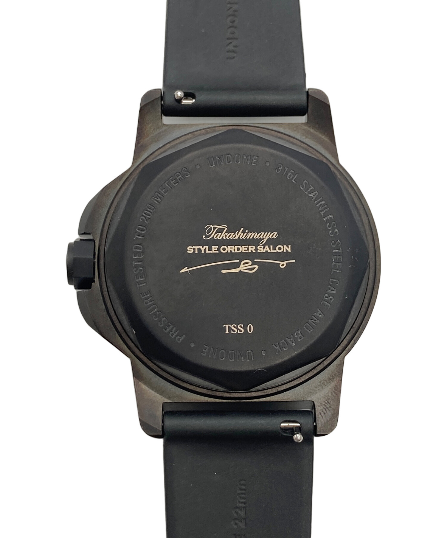 中古・古着通販】UNDONE (アンダーン) 316L Stealth Steel 腕時計