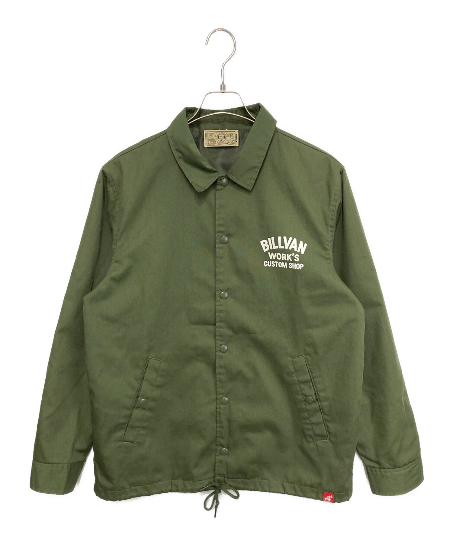 中古・古着通販】BILLVAN (ビルバン) コーチジャケット オリーブ