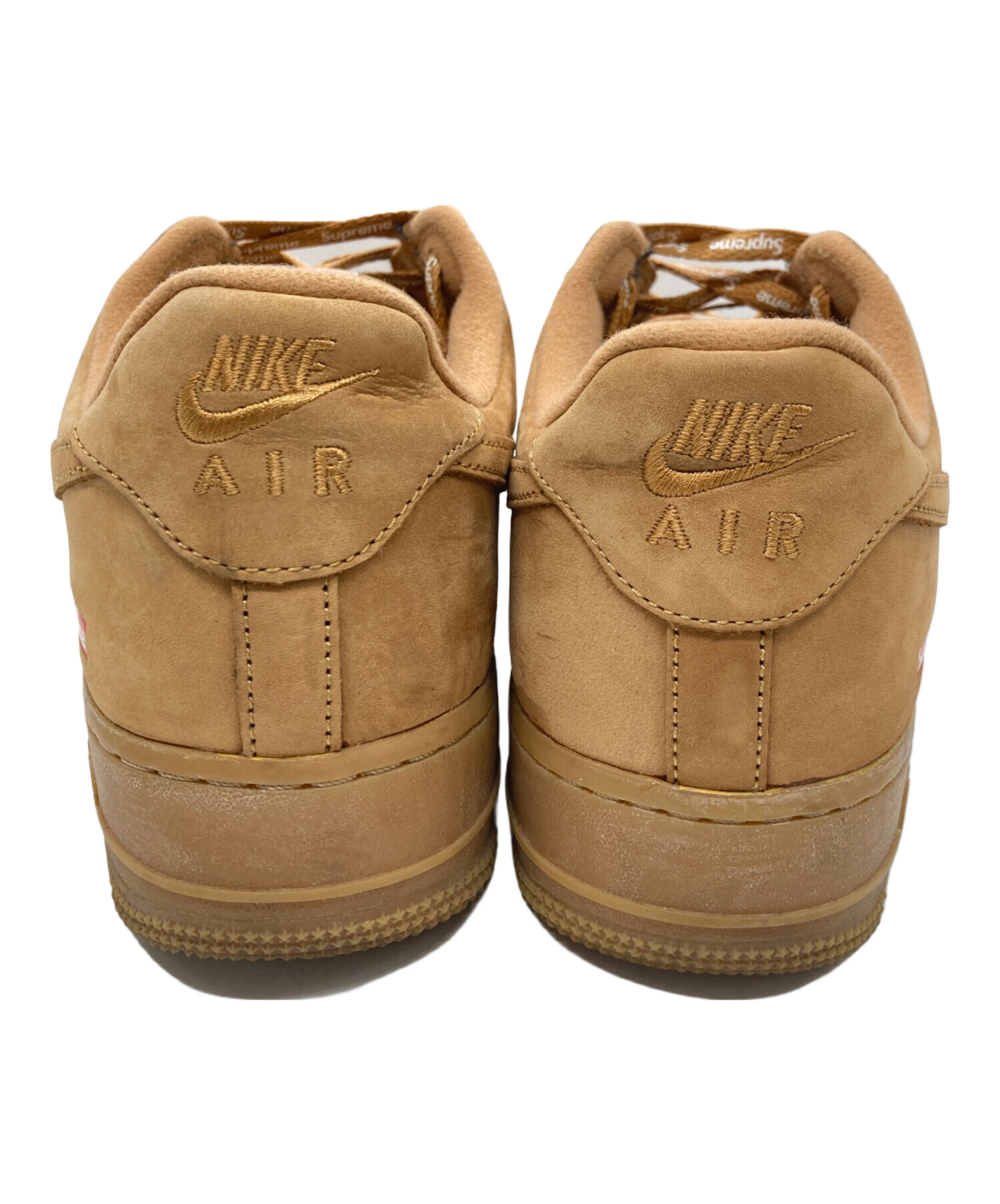 Supreme Air Force 1 ブラウン 8 未使用品 26cm 本物 茶色 Supreme NIKE Air FORCE 1 Low Flax Wheat us8 新品未