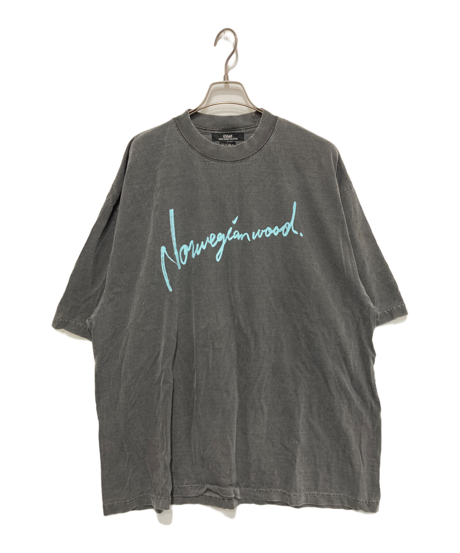 中古・古着通販】ESSAY (エッセイ) ピグメント ドロップショルダー T