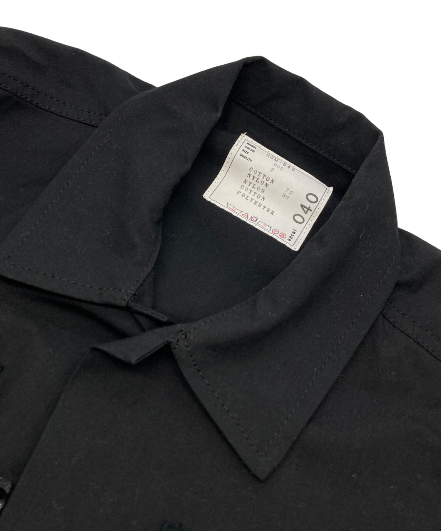 中古・古着通販】sacai (サカイ) Cotton Oxford Nylon Twill Shirt