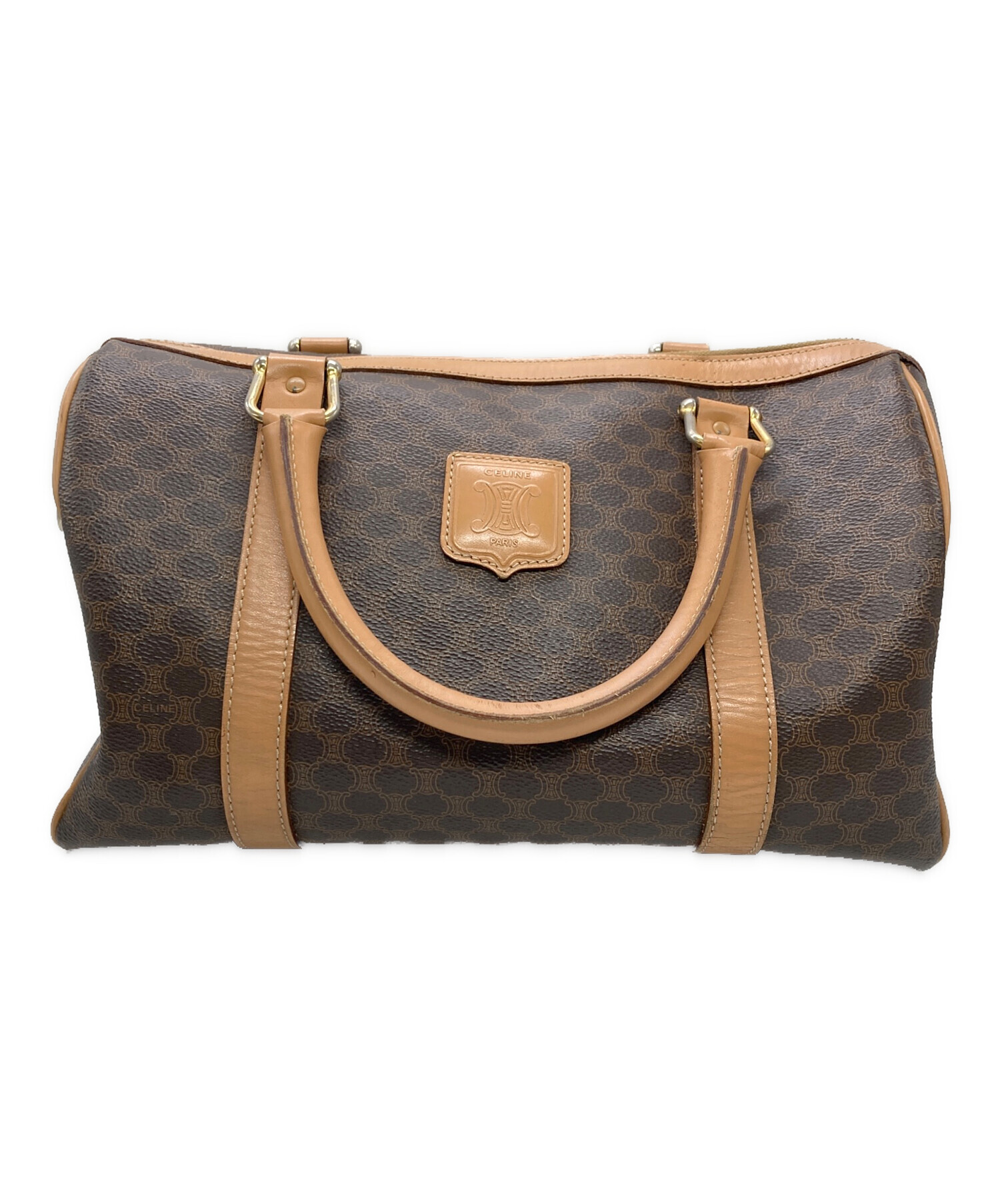 中古・古着通販】CELINE (セリーヌ) マカダム柄 ミニボストンバッグ 