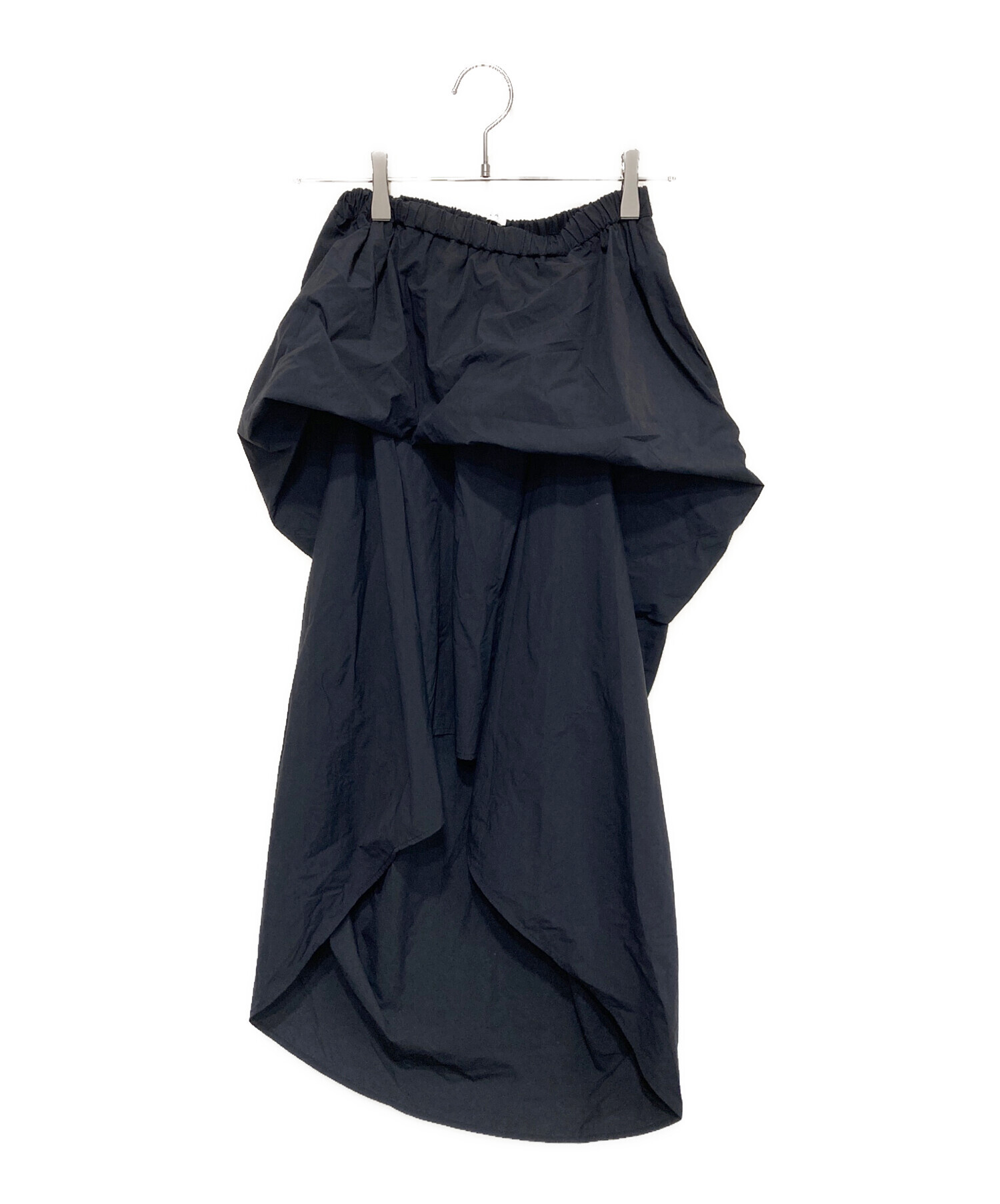 SEA TYPEWRITER DRAPE SKIRT ネイビー SEA TYPEWRITER DRAPE SKIRT