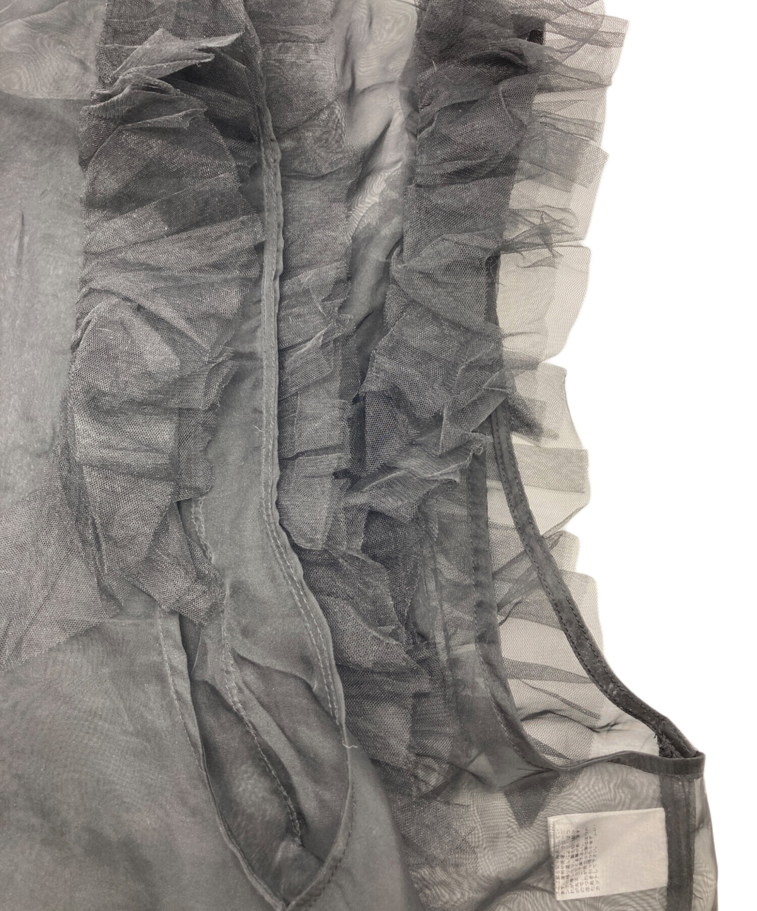 中古・古着通販】HeRIN.CYE (ヘリンドットサイ) シアー メニー フリル