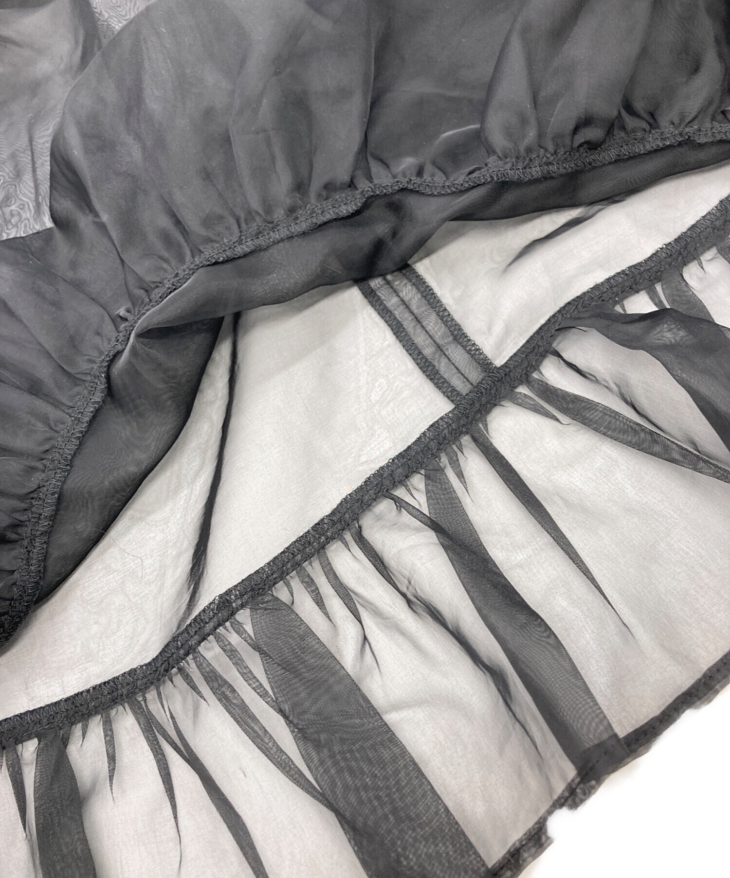 中古・古着通販】HeRIN.CYE (ヘリンドットサイ) シアー メニー フリル