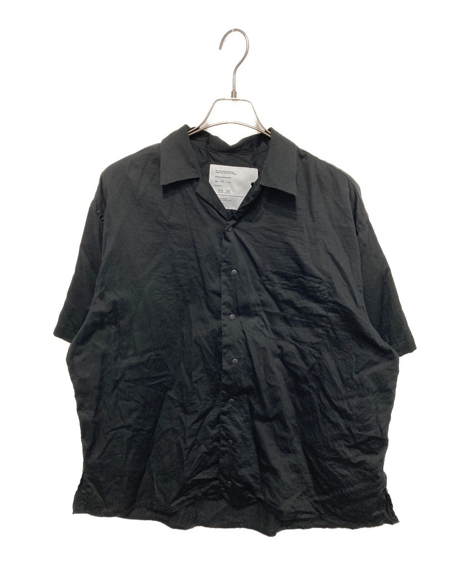 中古・古着通販】UNTRACE (アントレース) オープンカラーシャツ
