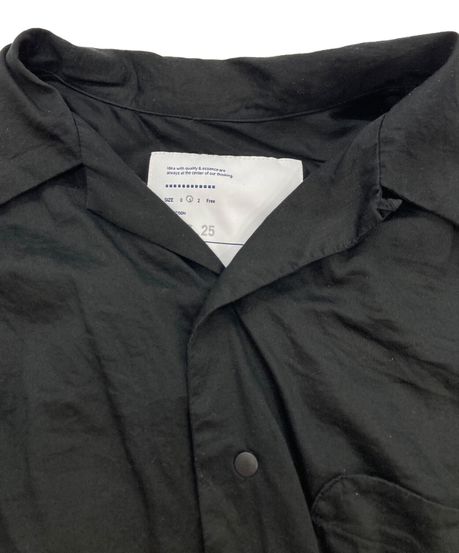 中古・古着通販】UNTRACE (アントレース) オープンカラーシャツ