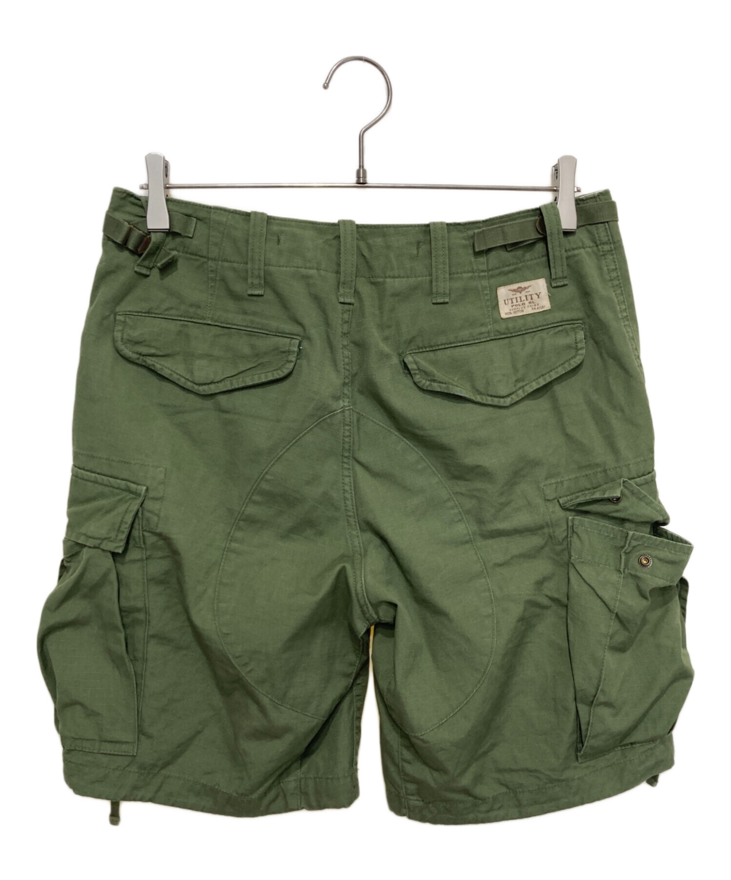 RRL 24SS USED加工 M-51 リップストップカーゴショーツ POLO 中古・古着通販】POLO RALPH LAUREN (ポロ・ラルフローレン) リップス