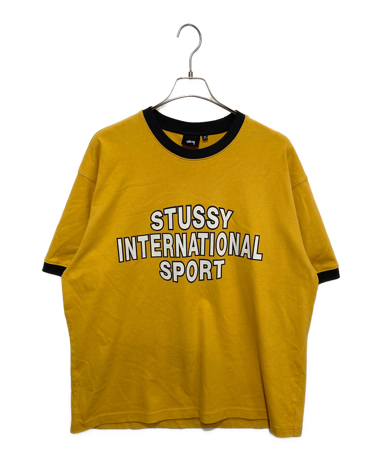 中古・古着通販】stussy (ステューシー) スポーツリンガーTシャツ