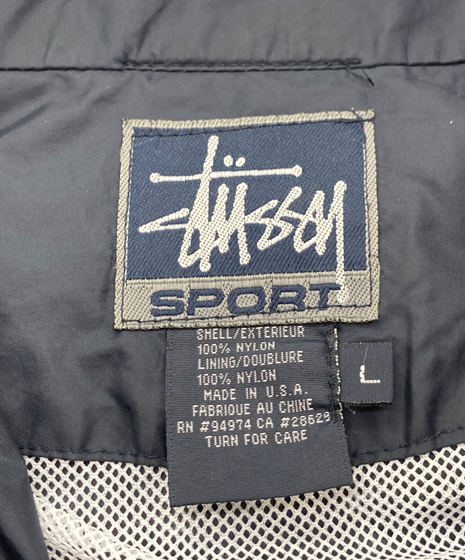 中古・古着通販】stussy sport (ステューシー スポーツ) ロゴ刺繍