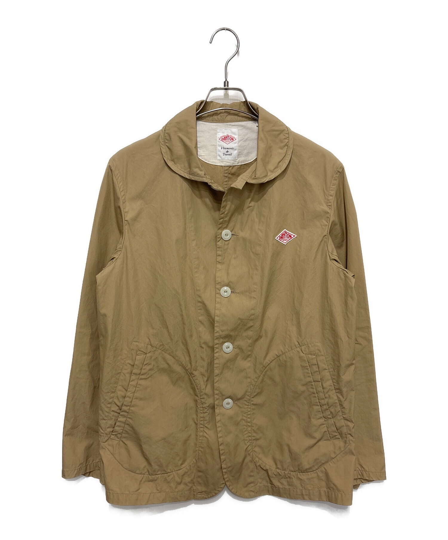 DANTON カバーオール 42 新品 ベージュ 中古・古着通販】DANTON (ダントン) カバーオール ベージュ サイズ:42