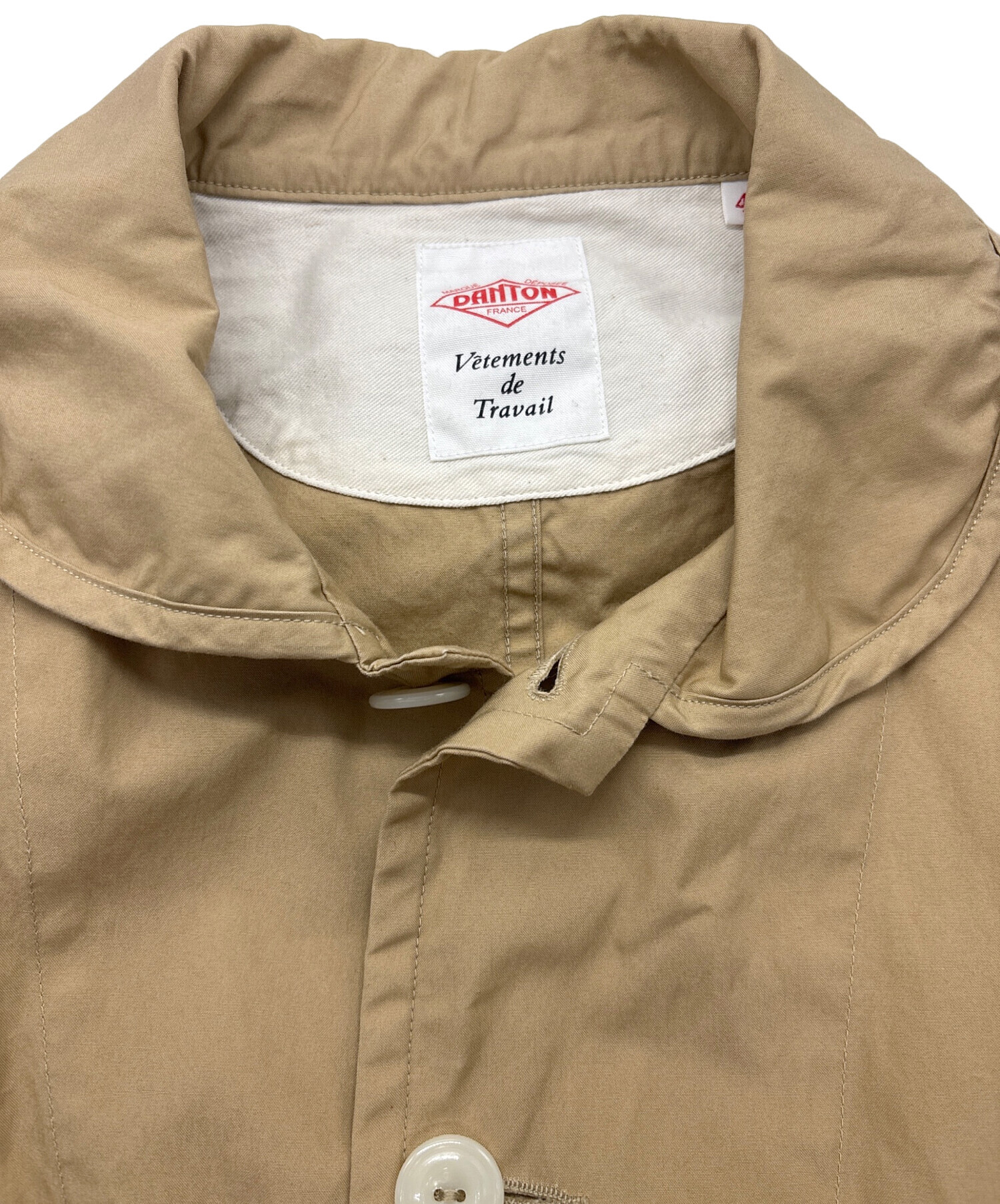 DANTON ダントン カバーオール サイズ40（M）ベージュ 中古・古着通販】DANTON (ダントン) カバーオール ベージュ サイズ:42