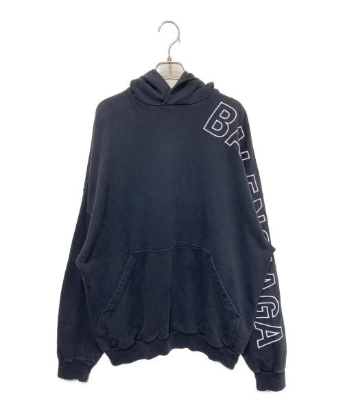 中古・古着通販】BALENCIAGA (バレンシアガ) ロゴ刺繍オーバーサイズ
