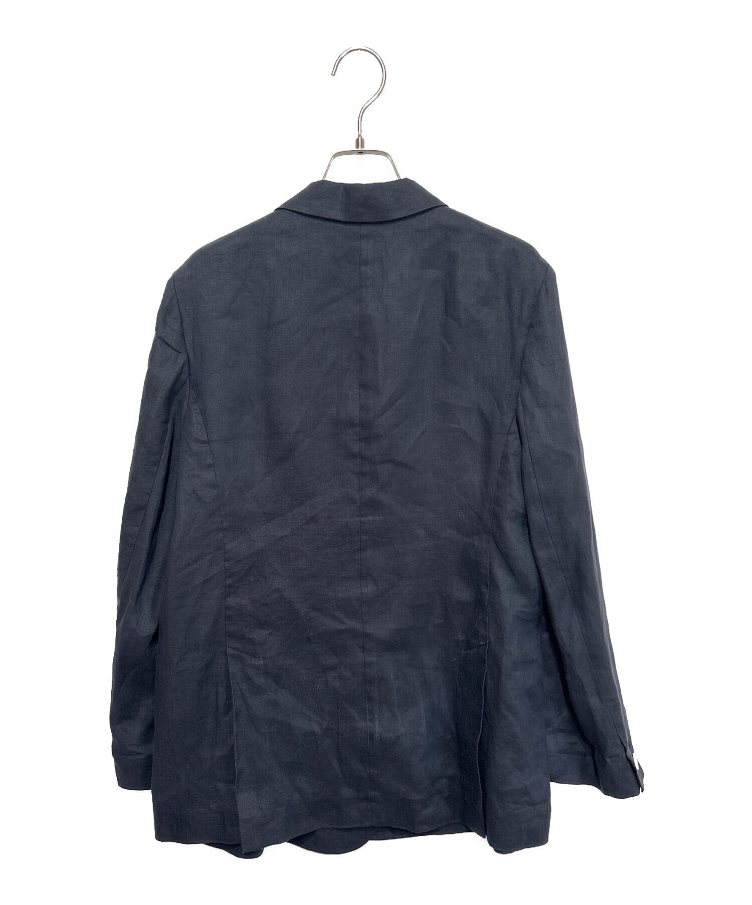 中古・古着通販】IENA (イエナ) リネンジャケット ネイビー サイズ