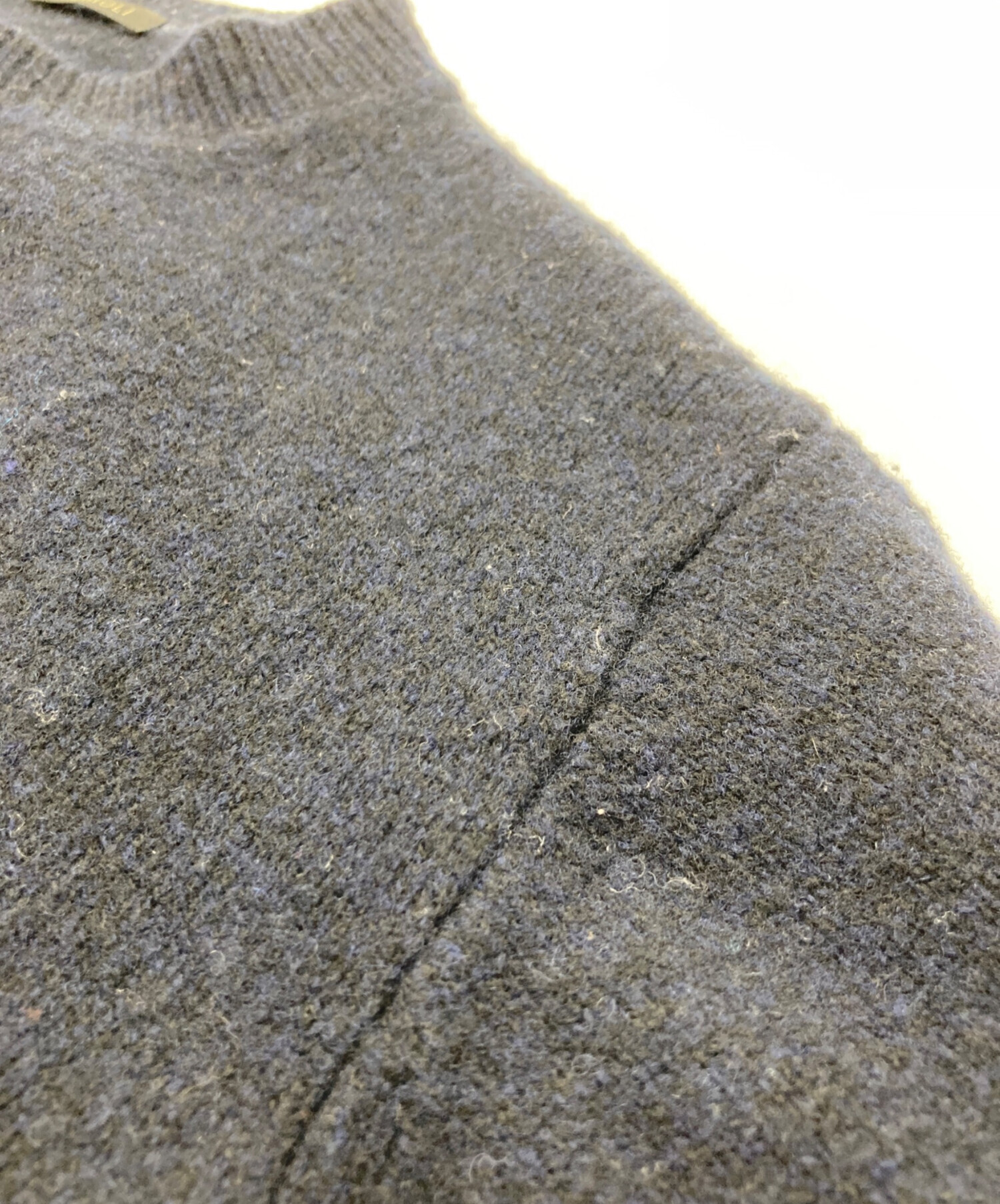 中古・古着通販】COMOLI (コモリ) ラムズウールクルーネックニット