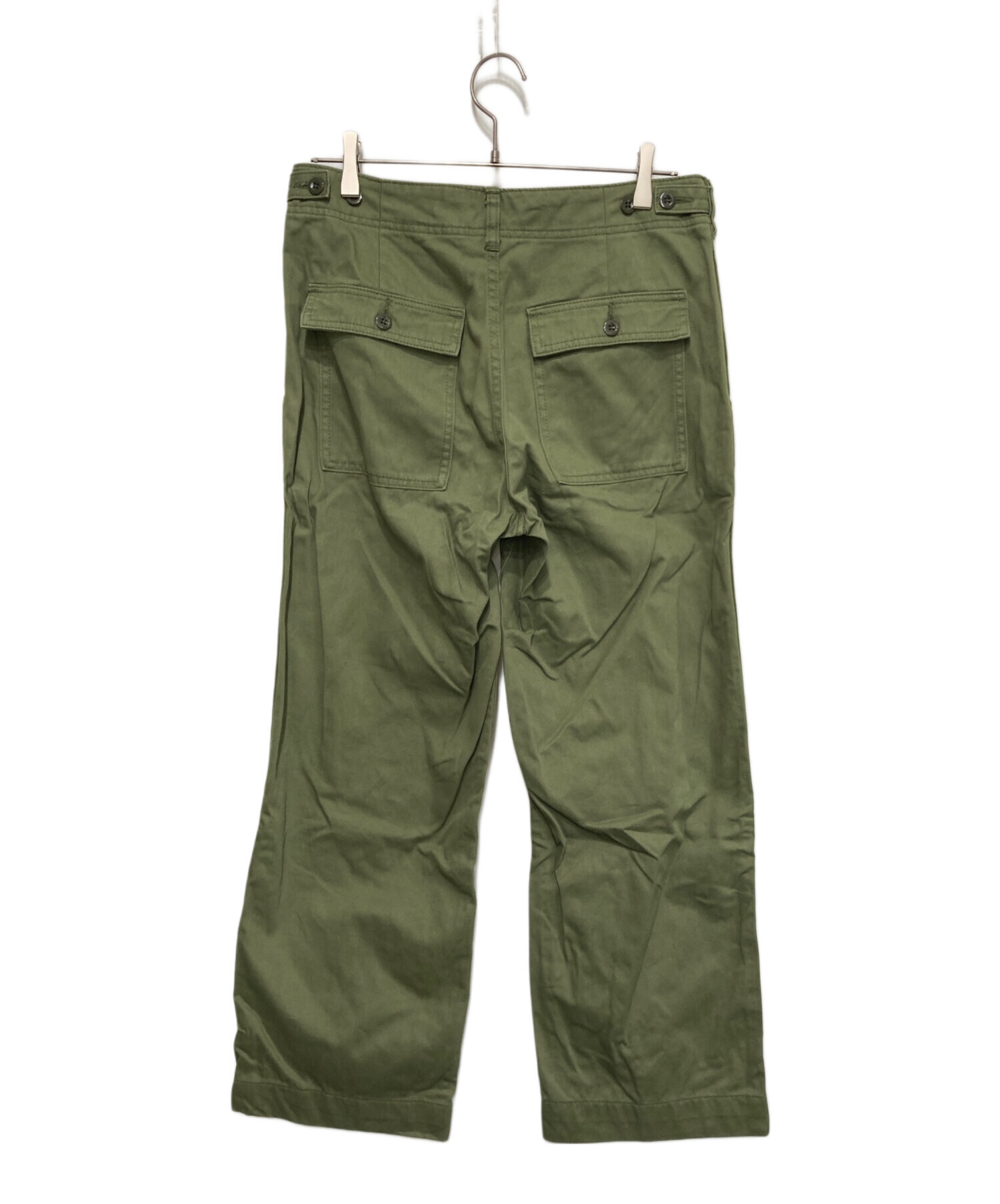 Spick and Spanルーズベイカーパンツ 40カーキ 追加2》ルーズベイカーパンツ（カーゴパンツ）｜Spick and Span