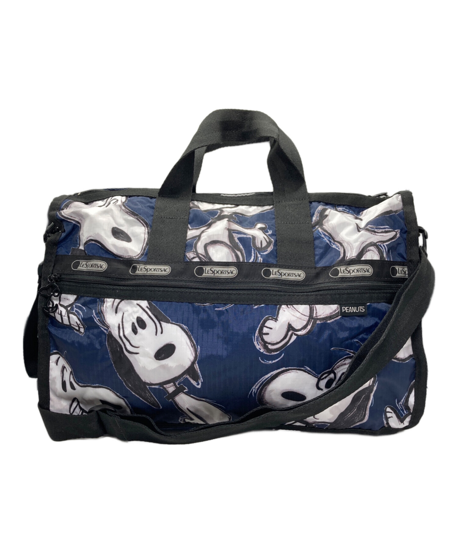 ✨極美品 LeSportsac×ピーナッツ コラボ ボストンバッグ 【超希少柄】 レスポートサック スヌーピー ボストンバッグ MED LeSportsac