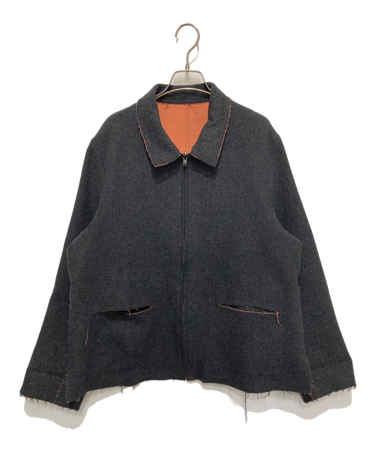 中古・古着通販】bukht (ブフト) リバーシバルウールジャケット グレー 