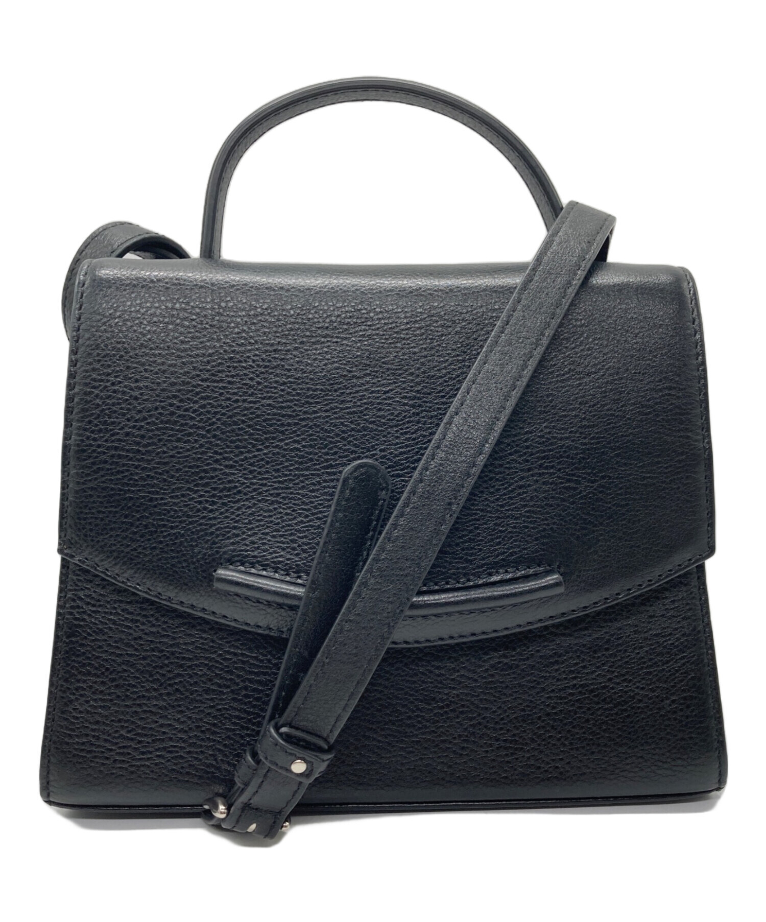 マザーハウス MOTHERHOUSE レザー 2WAYショルダーバッグ 黒 Linear 2 Way Shoulder｜リニア 2 ウェイ ショルダー – マザーハウス