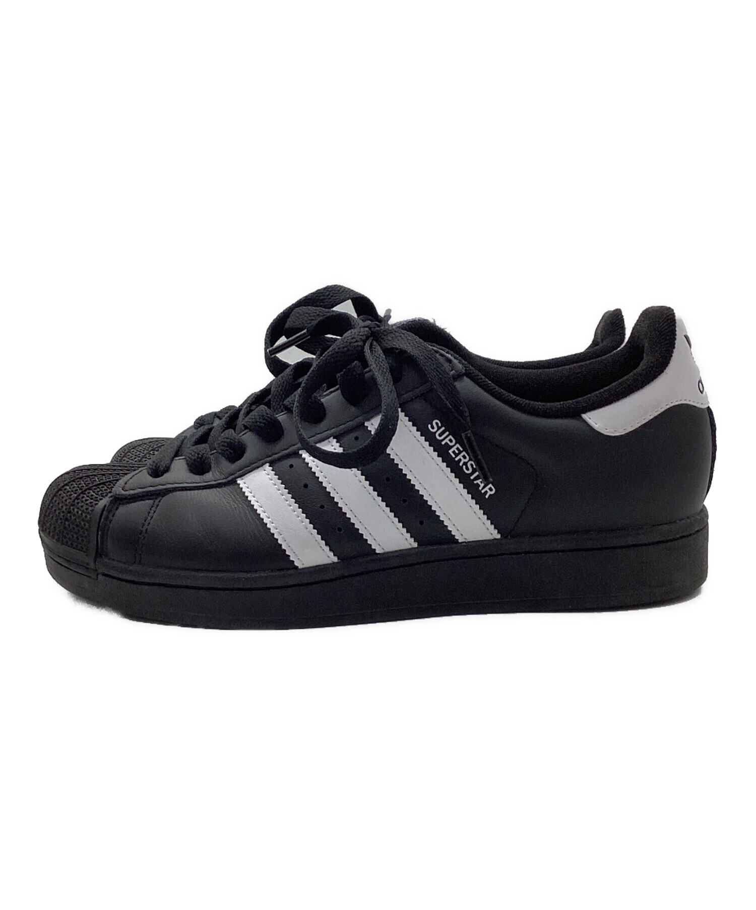 中古・古着通販】adidas (アディダス) スーパースター II ブラック 